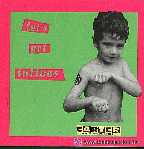 CDs de m&uacute;sica: CARTER - LETS GET TATTOOS - CD SINGLE - Foto 1