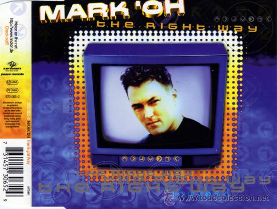 CDs de m&uacute;sica: MARK OH - THE RIGHT WAY ( CD SINGLE ) - Foto 1