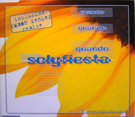 CDs de m&uacute;sica: SOLYFIESTA - QUANDO QUANDO QUANDO ( CD SINGLE ) - Foto 1