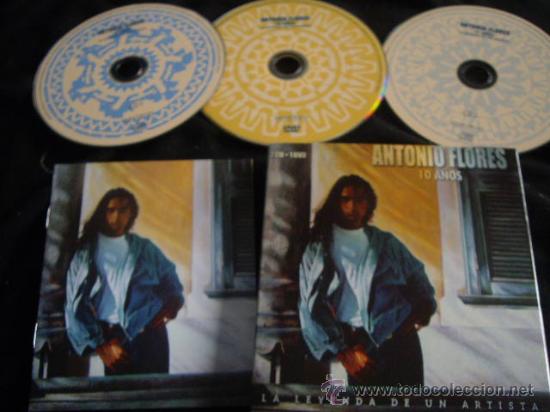 CDs de M&uacute;sica: ANTONIO FLORES-LA LEYENDA DE UN ARTISTA- 2CDS CON 36 CANCIONES Y 1 DVD CON SUS MEJORES ACTUACIONES