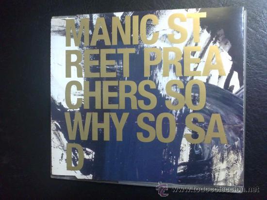 CDs de m&uacute;sica: MANIC STREET PREACHERS - WHY SO SAD - MAXI CD - Foto 1