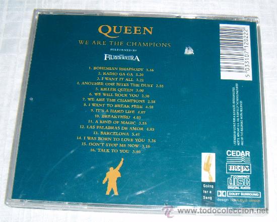 CDs de m&uacute;sica: cd de queen  we are the champions - Foto 2