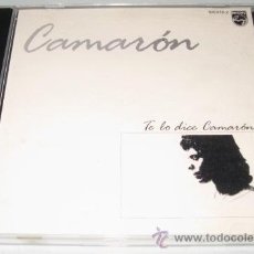 CDs de Música: CAMARON - TE LO DICE CAMARON - CD - PHILIPS 1990 SPAIN 8268182 - GUITARRA TOMATITO. Lote 30380252