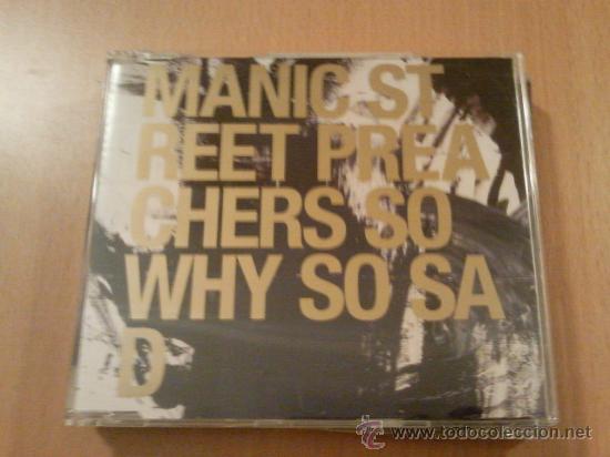 CDs de m&uacute;sica: MANIC STREET PREACHERS. SO WHY SO SAD cd single - Foto 1