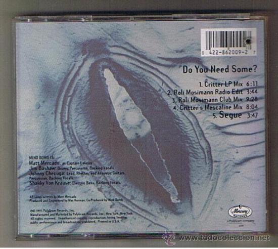 CDs de m&uacute;sica: MIND BOMB  DO YOU NEED SAME? - Foto 2