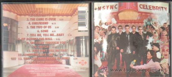 CDs de m&uacute;sica: NSYNC - CELEBRITY  CD-GRUPEXT-141 - Foto 1