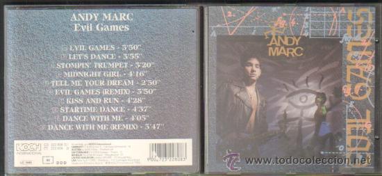 CDs de m&uacute;sica: ANDY MARC - EVIL GAMES   CD-SOLEXT-247 - Foto 1