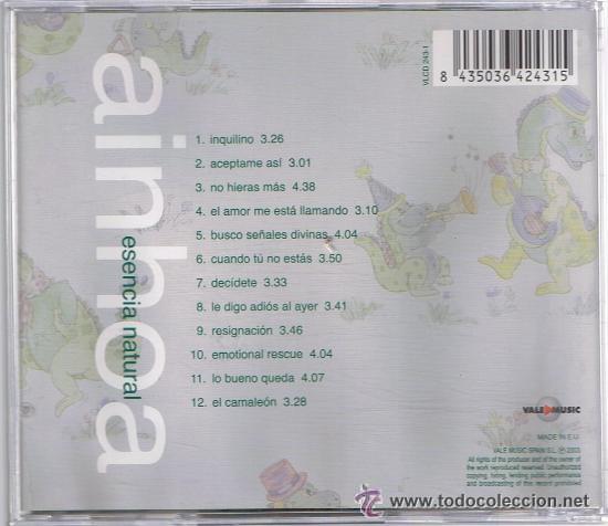 CDs de m&uacute;sica: AINHOA - ESENCIA NATURAL ( CD ) - Foto 2