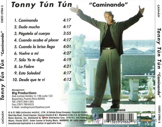 CDs de m&uacute;sica: TONNY TUN TUN - CAMINANDO ( CD ) - Foto 2