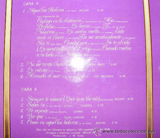 CDs de m&uacute;sica: ROLANDO OJEDA - SIEMPRE (LP) 1978 - Foto 2