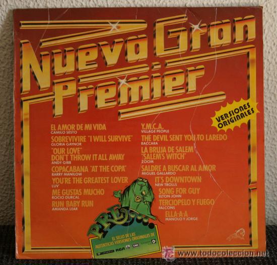 CDs de m&uacute;sica: NUEVO GRAN PREMIER - VERSIONES ORIGINALES - LP - Foto 1
