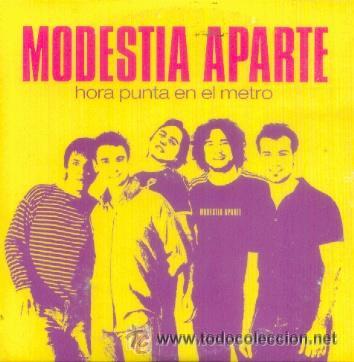 CDs de m&uacute;sica: MODESTIA APARTE - HORA PUNTA EN EL METRO - CD SINGLE - Foto 1