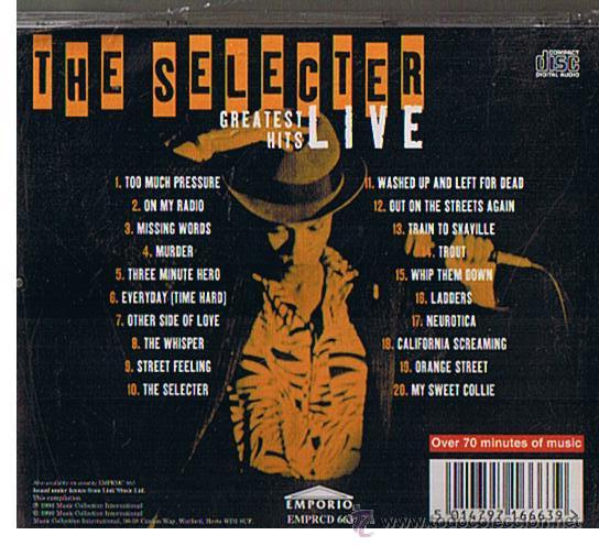 CDs de m&uacute;sica: THE SELECTER  GREATES HITS  LIVE - Foto 2
