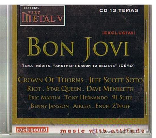 CDs de m&uacute;sica: BON JOVI  ANOTHER REASON TO BELIEVE - Foto 1