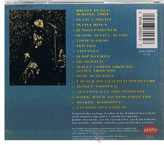 CDs de m&uacute;sica: DR. JOHN THE VERY BEST OF - Foto 2