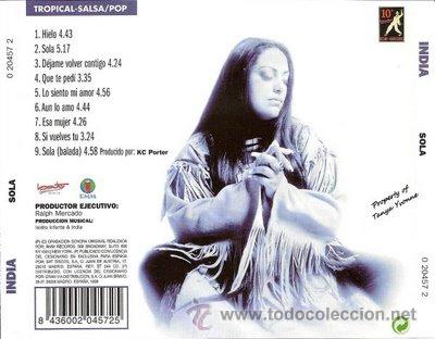 CDs de m&uacute;sica: INDIA - SOLA - CD - Foto 2