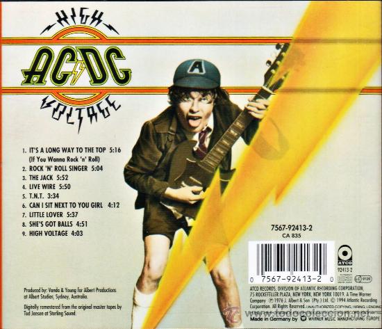 CDs de m&uacute;sica: AC-DC - HIGH VOLTAGE - compact disc.mirar portes antes de comprar - Foto 2