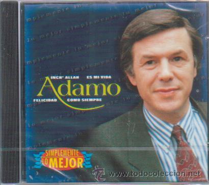 CDs de m&uacute;sica: ADAMO RARO CD CANTA EN ESPA&Ntilde;OL SIMPLEMENTE LO MEJOR - Foto 1