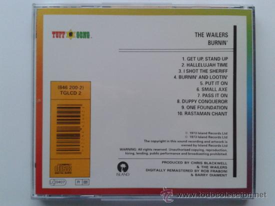 CDs de Música: BURNING THE WAILERS - CD - IMPECABLE - Foto 2 - 31183549