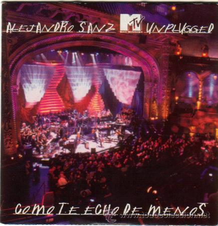 CDs de m&uacute;sica: ALEJANDRO SANZ PROMO CD SINGLE COMO TE ECHO DE MENOS - Foto 1