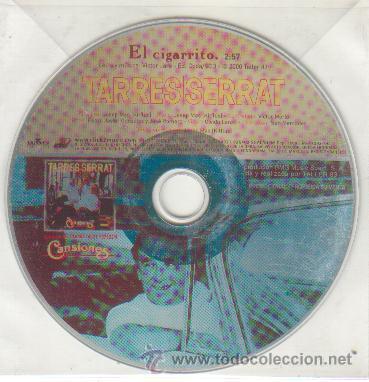 CDs de m&uacute;sica: SERRAT TARRES PROMO CD SINGLE EL CIGARRITO - Foto 1