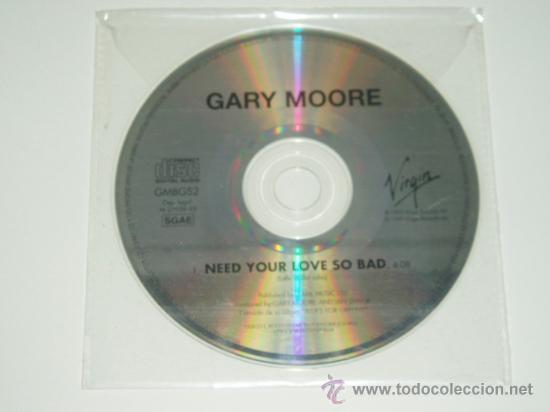 CDs de m&uacute;sica: GARY MOORE PROMO CD SINGLE NEED YOUR LOVE SO BAD - Foto 1