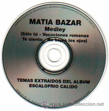 CDs de m&uacute;sica: MATIA BAZAR PROMO CD SINGLE MEDLEY - Foto 1