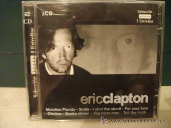 CDs de m&uacute;sica: DOBLE CD ERIC CLAPTON, SELECCI&Oacute;N 5 ESTRELLAS, 24 TEMAS - Foto 1