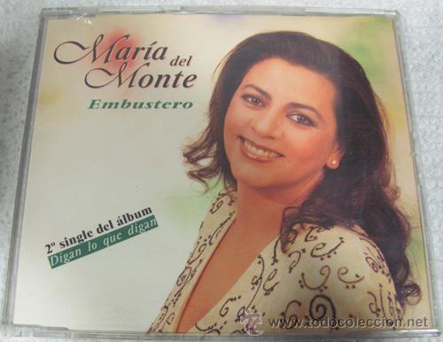 CDs de m&uacute;sica: MARIA DEL MONTE - EMBUSTERO - CDSINGLE PROMO - Foto 1