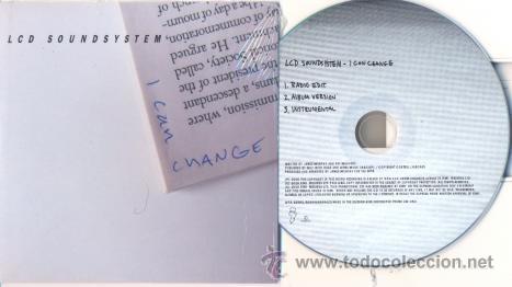 CD de M&uacute;sica: LCD SOUNDSYSTEM - I CAN CHANGE - CD SINGLE RARO DE PROMOCION EN PORTADA DE CARTON 3 TEMAS