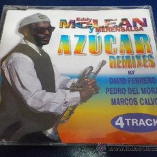 CD di Musica: EDDY MCLEAN Y MERENSALSA AZUCAR CD SINGLE PROMOCIONAL PLASTICO REMIX DAVID FERRERO PEDRO DEL MORAL