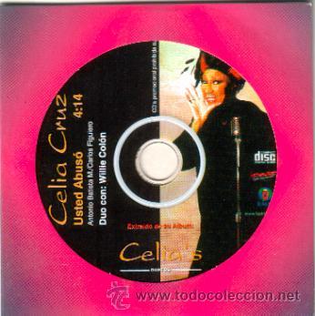 CDs de m&uacute;sica: CELIA CRUZ PROMO CD SINGLE USTED ABUSO - Foto 1