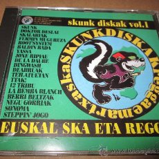 CDs de Música: EUSKAL SKA ETA REGGAE - NEGU GORRIAK,SKUNK,SKALARIAK,F.MUGURUZA,BALDIN BADA & MORE.. Lote 31926235