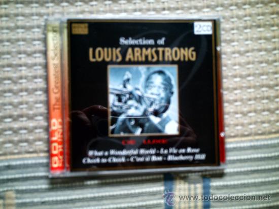 CDs de m&uacute;sica: CD LOUIS ARMSTRONG SELECTION (DOBLE CD) - Foto 1