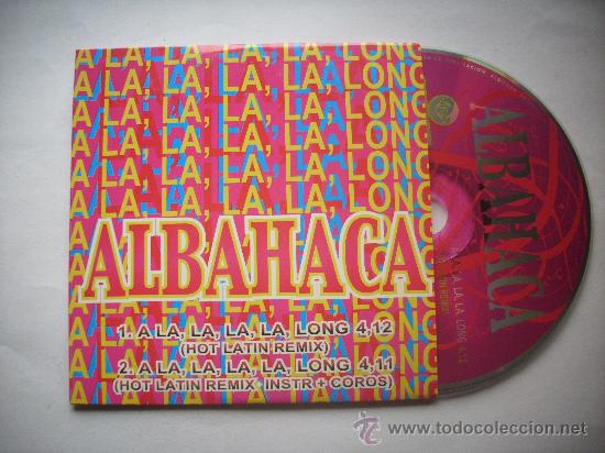 CDs de m&uacute;sica: ALBAHACA / 2 versiones A LA, LA, LA, LA, LONG (2001) pepeto records - Foto 1