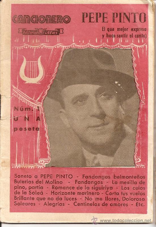 CDs de m&uacute;sica: cancionero de PEPE PINTO - Foto 1