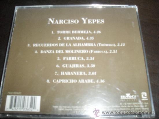 CDs de m&uacute;sica: NARCISO YEPES. CD. MUSICA. - Foto 3