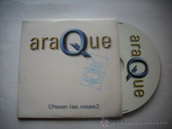 CDs de m&uacute;sica: ARAQUE / PASAN LAS COSAS (CD SINGLE 2000) PEPETO - Foto 1