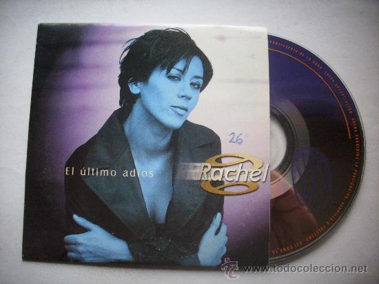 CDs de m&uacute;sica: RACHEL / EL &Uacute;LTIMO ADIOS (CD SINGLE 1999) PEPETO - Foto 1