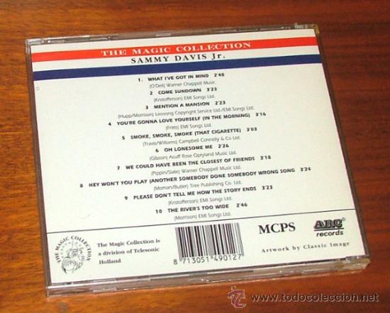 CDs de m&uacute;sica: CD THE MAGIC COLLECTION. SAMMY DAVIS JR. (Sammy Davis Jr.) - Foto 2