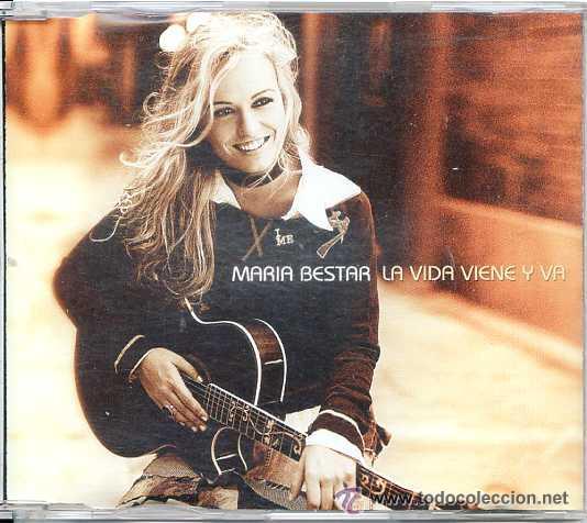 CDs de m&uacute;sica: MARIA BESTAR LA VIDA VIENE Y VA CD SINGLE - Foto 1