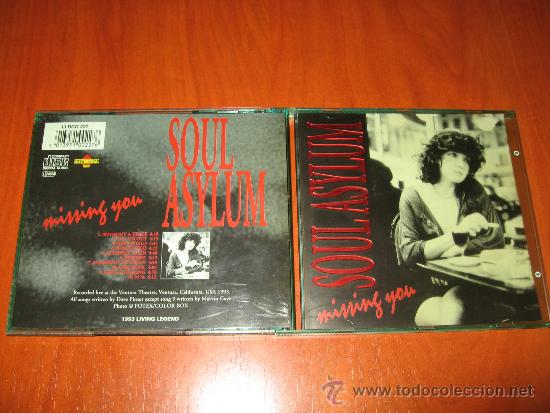 CDs de M&uacute;sica: CD Soul Asylum Missing You LIVING LEGEND 1993 UNNOFFICIAL RELEASE LIVE CALIFORNIA muy raro