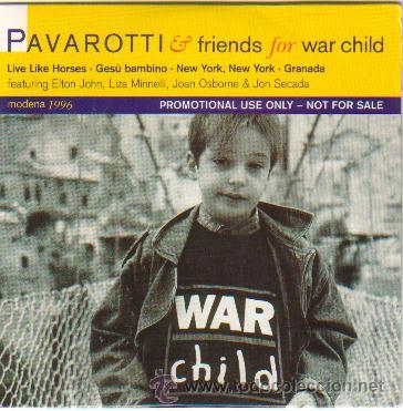 CDs de m&uacute;sica: PAVAROTTI & FRIENDS PROMO CD SINGLE - Foto 1