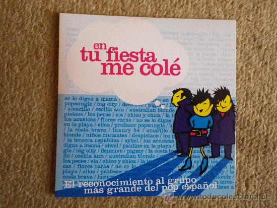 CDs de M&uacute;sica: HOMENAJE A MECANO En tu fiesta me col&eacute; CD SINGLE PROMOCIONAL CARTON 3 TEMAS LOS PECES SIWEL