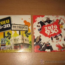 CDs de Música: 2 CD ZULU 9.30 1000 TORMENTAS / HUELLAS - RAROS. Lote 32604005