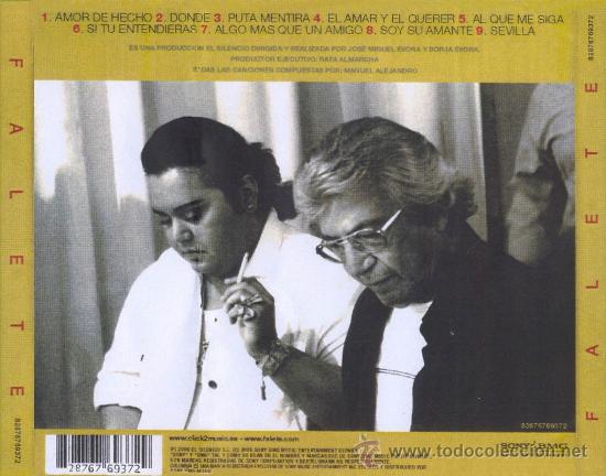 CDs de m&uacute;sica: FALETE  PUTA MENTIRA CD - Foto 2