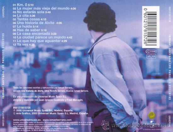 CDs de m&uacute;sica: ISMAEL SERRANO LOS PARAISOS DESIERTOS CD - Foto 2