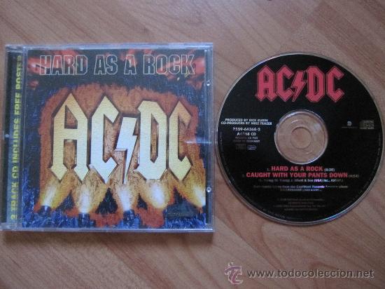 CDs de m&uacute;sica: AC/DC `Hard as a rock` CD single - Foto 1