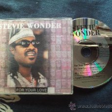 CDs de Música: CD SINGLE - STEVIE WONDER - FOR YOUR LOVE/ RADIO+ALBUM+MY CHERIE AMOUR+UPTIGHT / PROMO 5X4*. Lote 32796392