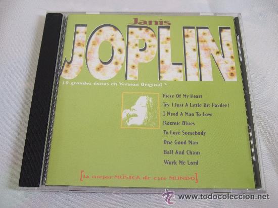 CDs de m&uacute;sica: JANIS JOPLIN - 10 GRANDES EXITOS - CD 1998 - Foto 1